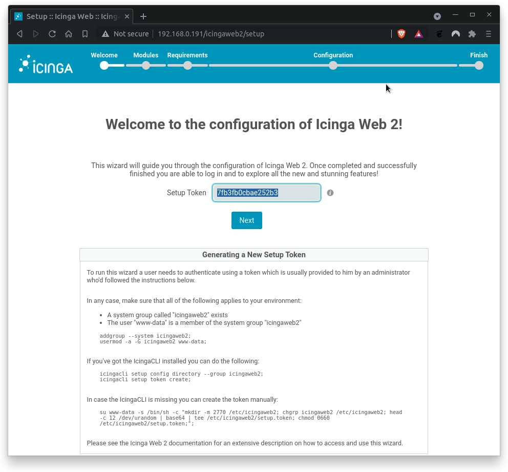 Icinga Web 2 Wizard